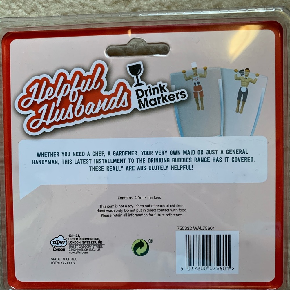 Drink markers Helpful Husbands NWT - Picture 2 of 2